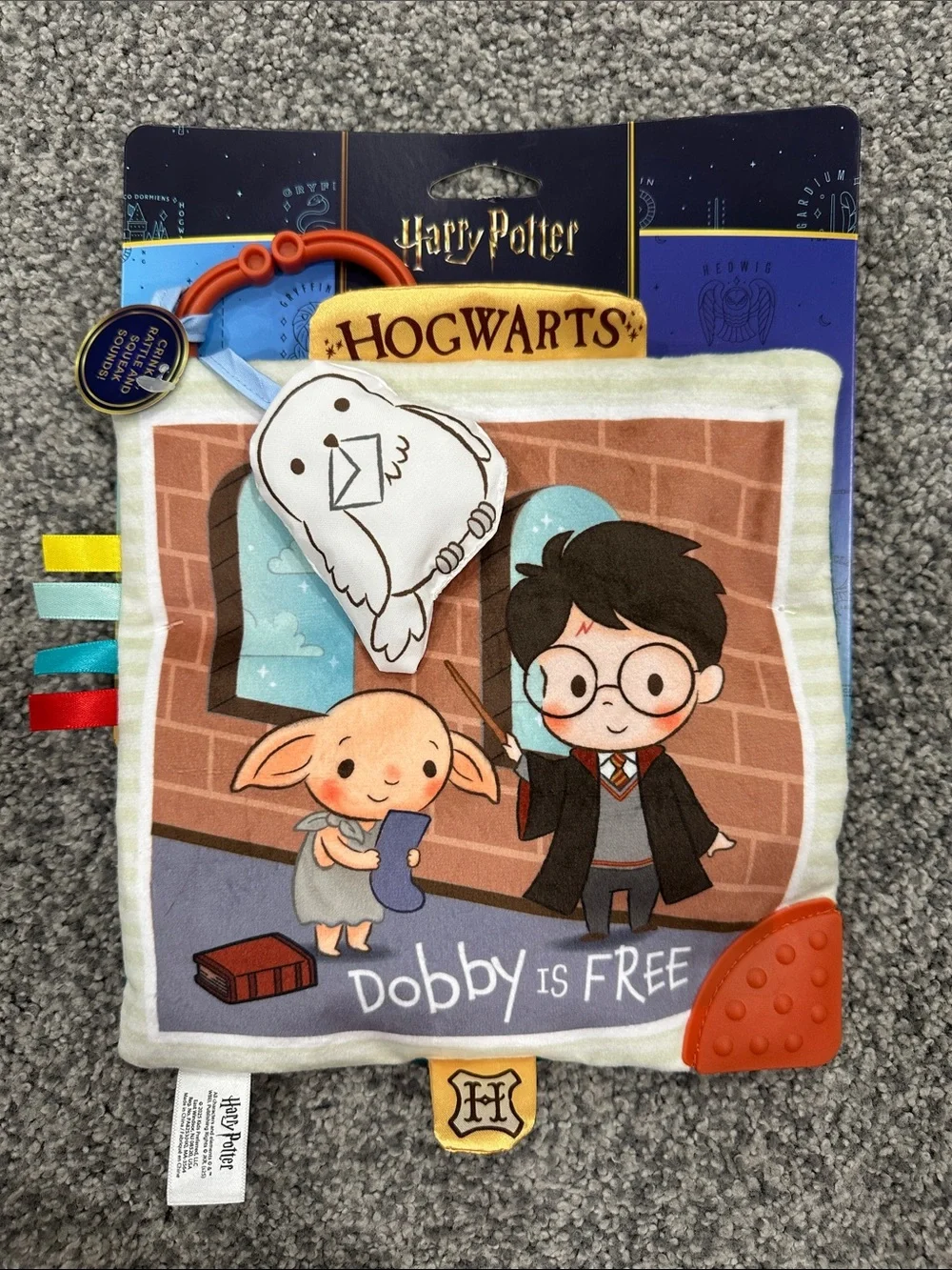 Harry Potter Plush Dobby & Character Baby Toy Set